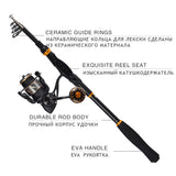 Carbon Fiber Telescopic Fishing Rod